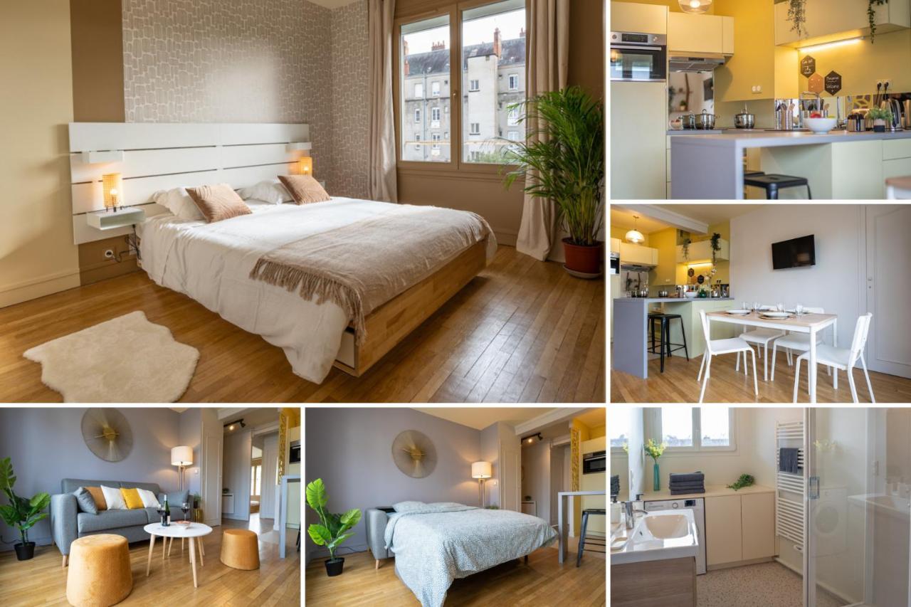 Tours Centre - Proche Gare - Parking Velo - Balcon - Arrivee Autonome Apartamento Exterior foto